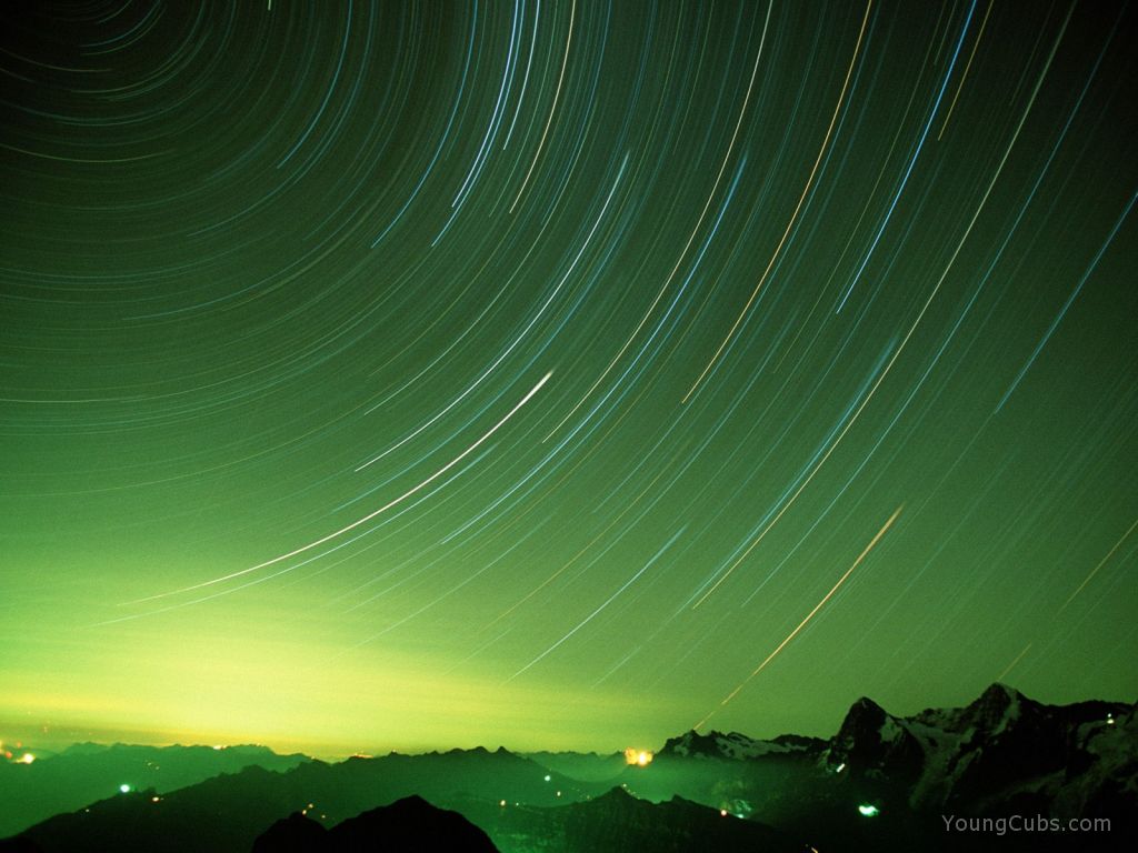 Star Trails, Berner Oberland, Switzerland